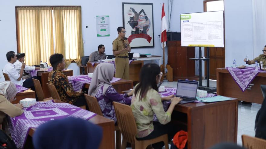 Monitoring dan Evaluasi Desa Mandiri Budaya 2025 Dilaksanakan di Kalurahan Sendangsari
